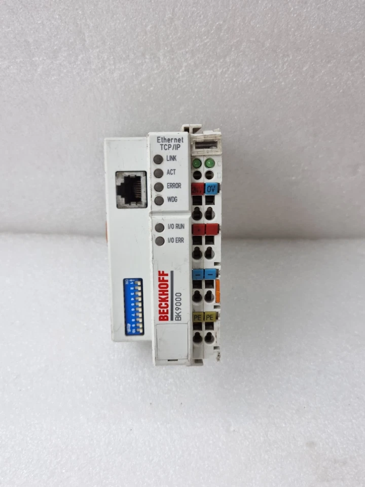 Beckhoff BK9000 Ethernet TCP/IP Bus Coupler Industrial Automation Module PLC 24V